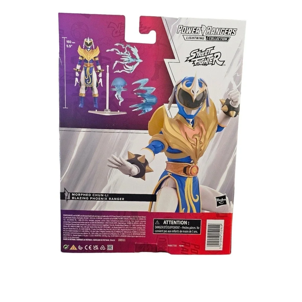 Power Rangers Street Fighter Lightning Collection Morphed Chun Li‎ Action Figure